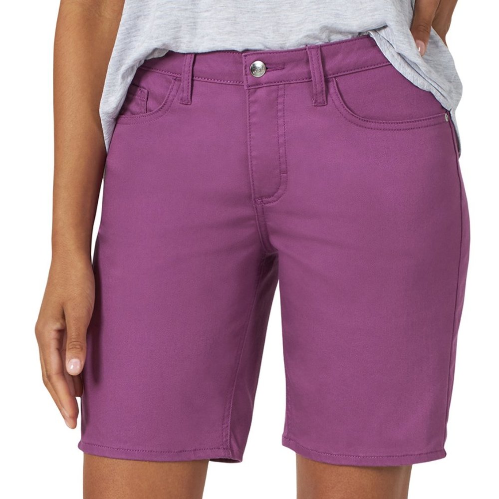 NWT Lee Riders Women's Midrise Bermuda Short 14